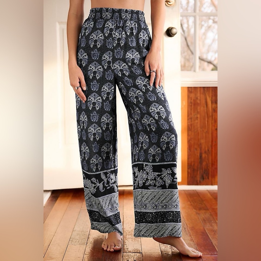 Anthropologie Boho Mark D. Sikes Pull-On Sleep Pants